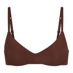 NWT SKIMS WIRELESS FORM PUSH-UP BRA COCOA - 32DD